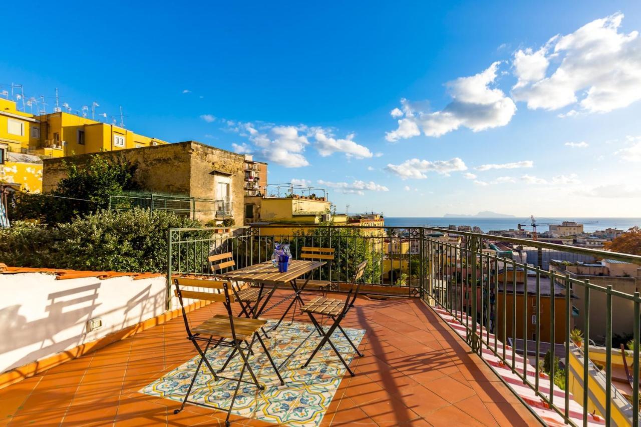 Villa Paola - Hidden Panoramic Garden And Terraces By Napoliapartments Ngoại thất bức ảnh
