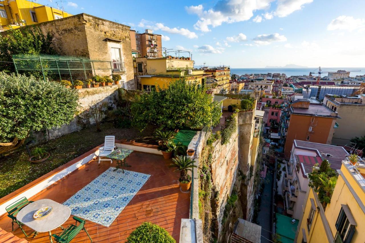 Villa Paola - Hidden Panoramic Garden And Terraces By Napoliapartments Ngoại thất bức ảnh