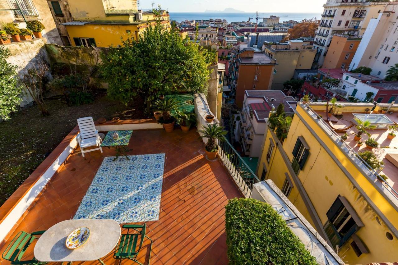Villa Paola - Hidden Panoramic Garden And Terraces By Napoliapartments Ngoại thất bức ảnh