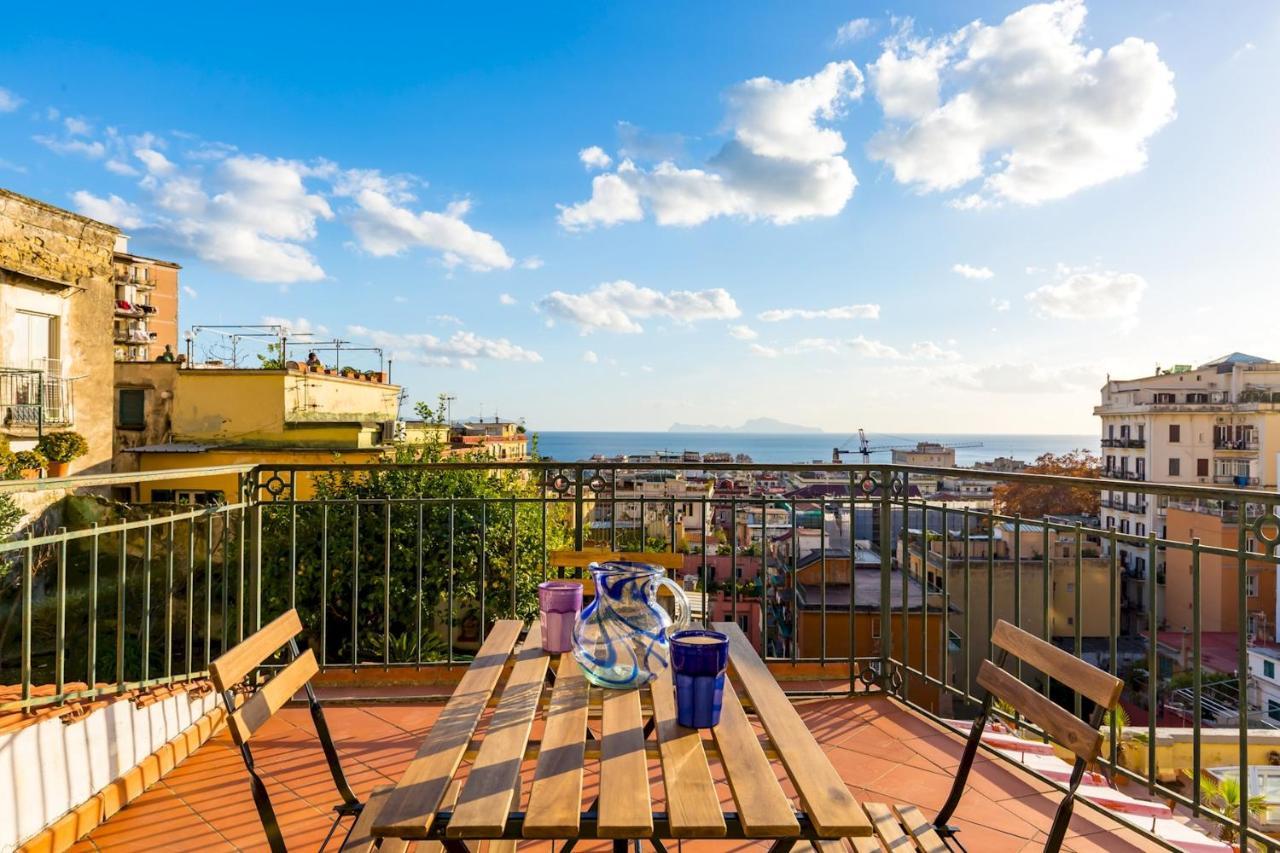 Villa Paola - Hidden Panoramic Garden And Terraces By Napoliapartments Ngoại thất bức ảnh